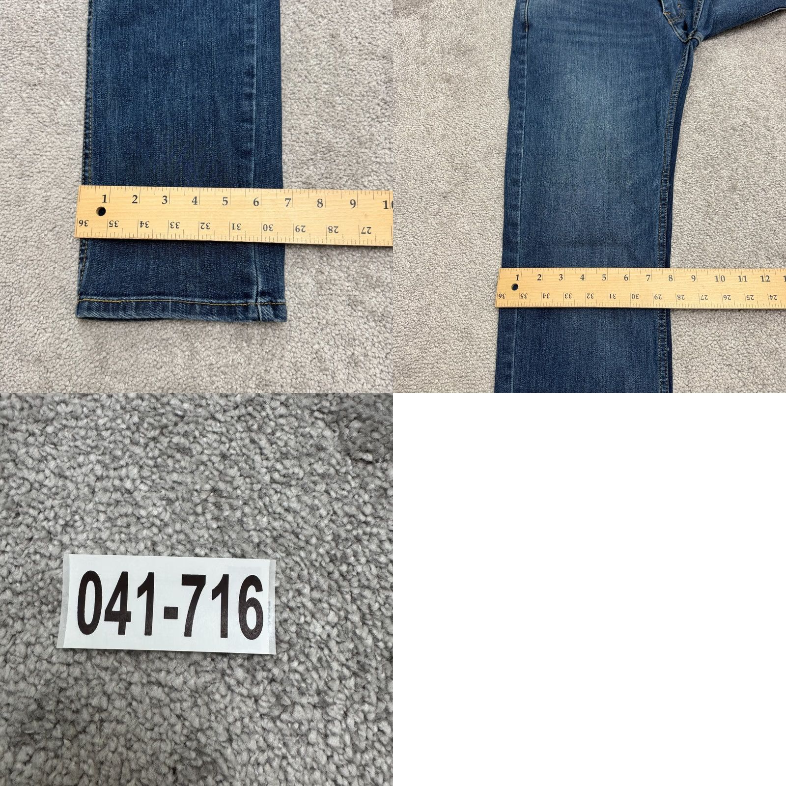 Levi's Levi's 511 Jeans Slim Straight Leg Denim Dark Wash Mens 32x34 Cotton Blend 5-Pocket Logo Vintage No Size US 32 / EU 48 - 10 Thumbnail