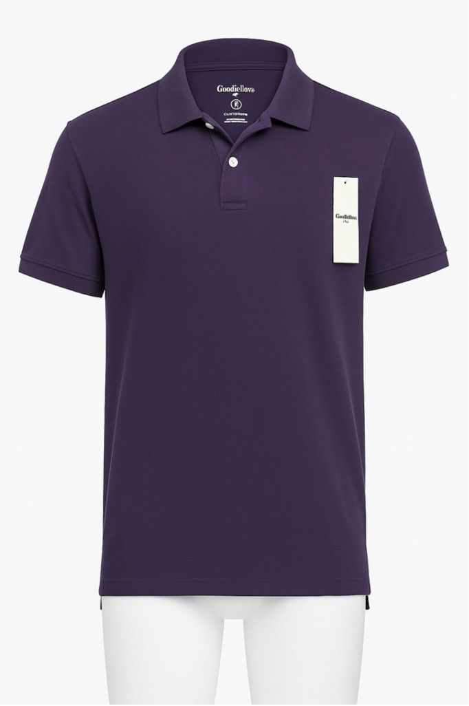 Other Goodfellow & Co Loring Polo Shirt Purple Size M NWT Size US M / EU 48-50 / 2 - 3 Thumbnail