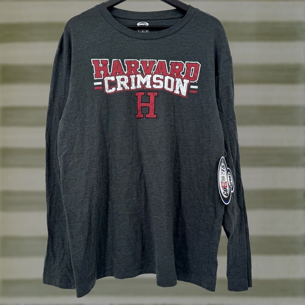 Vintage Harvard Crimson XL Concepts Sport Long Sleeve T Shirt Mens NCAA College NWT Size US XL / EU 56 / 4 - 1 Thumbnail