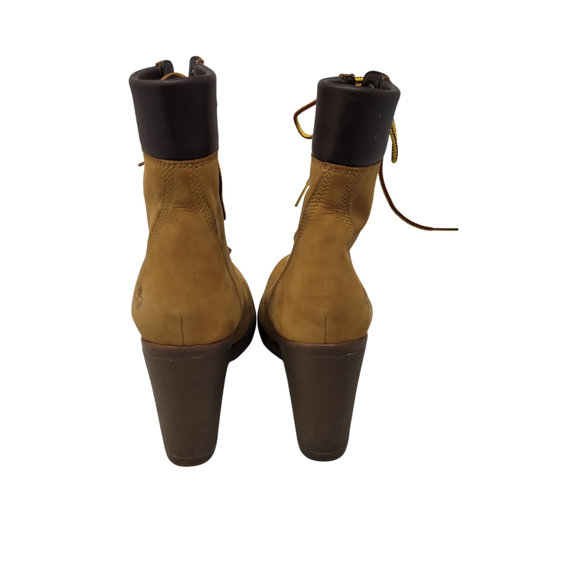 Timberland Womens Timberland Allington Mid Lace-Up Combat Heeled Work B Size US 9 / IT 39 - 8 Thumbnail