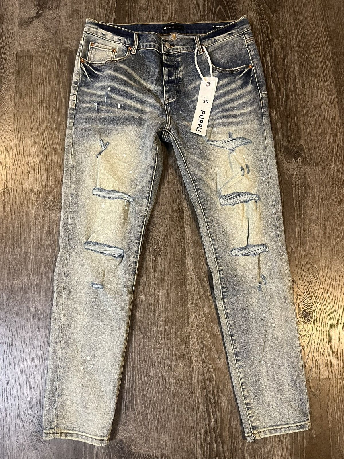 Purple Denim Jeans