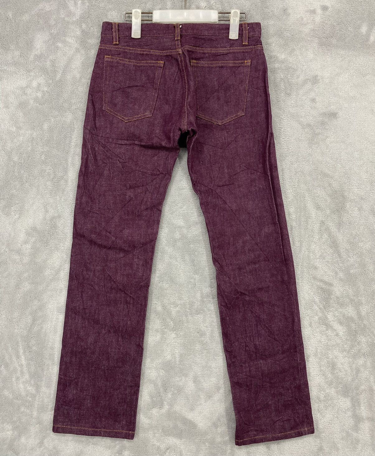 A.P.C. A.P.C RUE DE FLEURUS PARIS RAW DENIM PANTS Size US 26 / EU 42 - 8 Thumbnail
