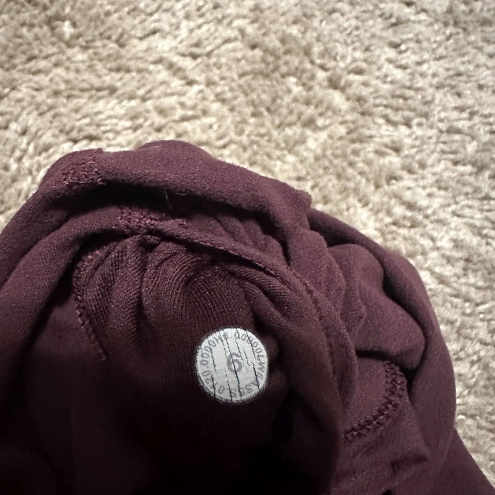 Lululemon Lululemon Align Pants Womens 6 Yoga Burgundy Regular Ankle 20.5in Inseam Size 28" / US 6 / IT 42 - 2 Thumbnail