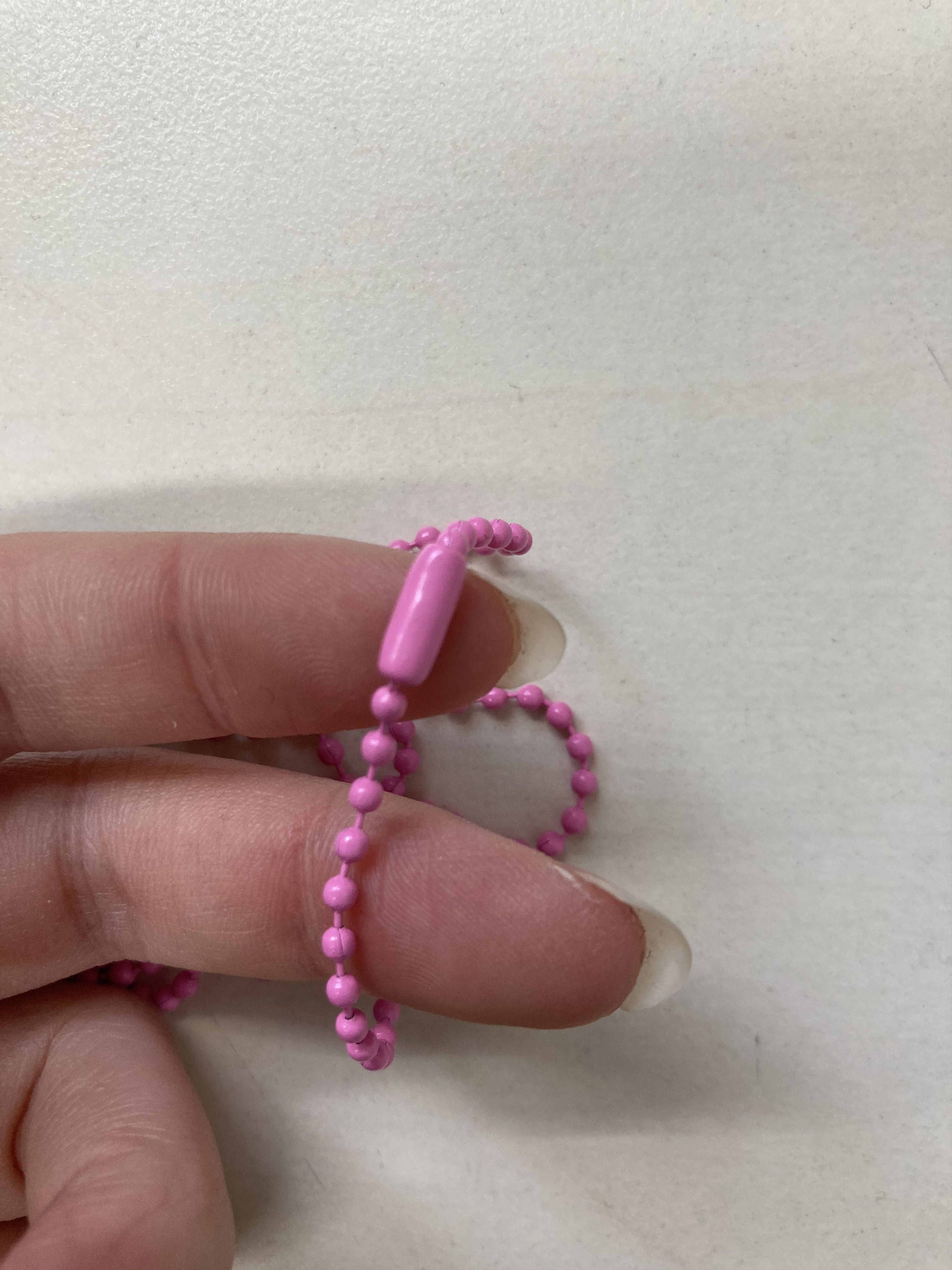 Chrome Hearts Chrome Hearts Resin Cross Pendant Ball Chain Pink Necklace Size ONE SIZE - 7 Thumbnail