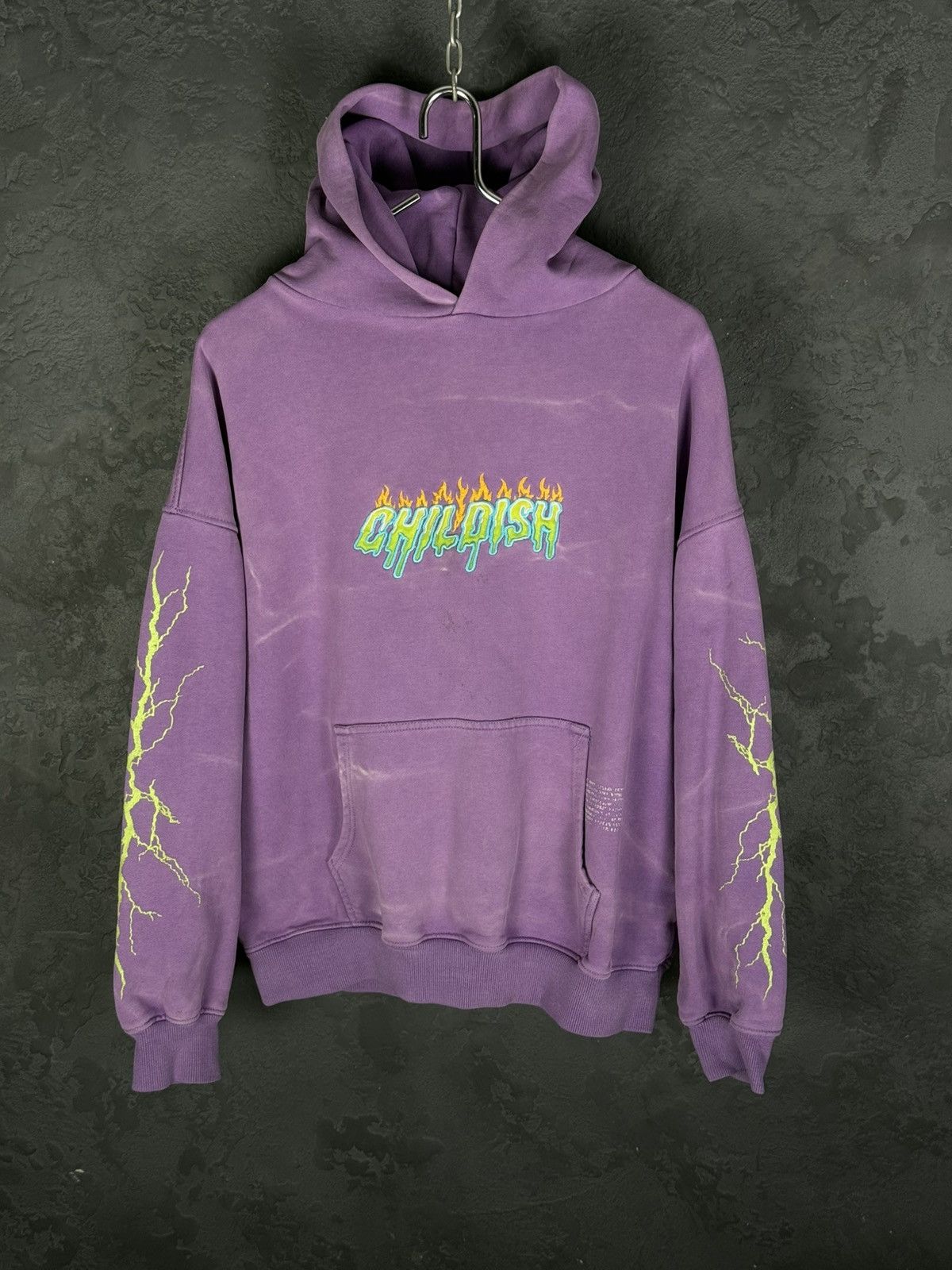 CHILDS Childish Robs Motors 1995 Purple Hoodie Big Logo Y2K Racing Size US S / EU 44-46 / 1 - 4 Thumbnail