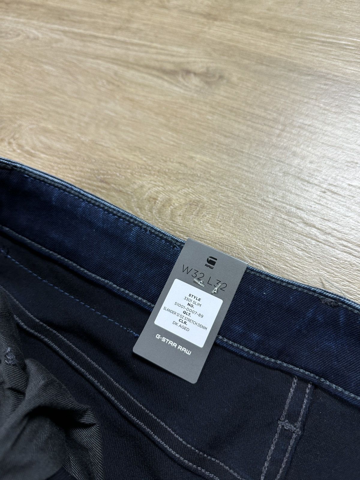 G-Star NEW🏷️ G-Star Raw 3301 Slim Denim Jeans Size US 32 / EU 48 - 5 Thumbnail