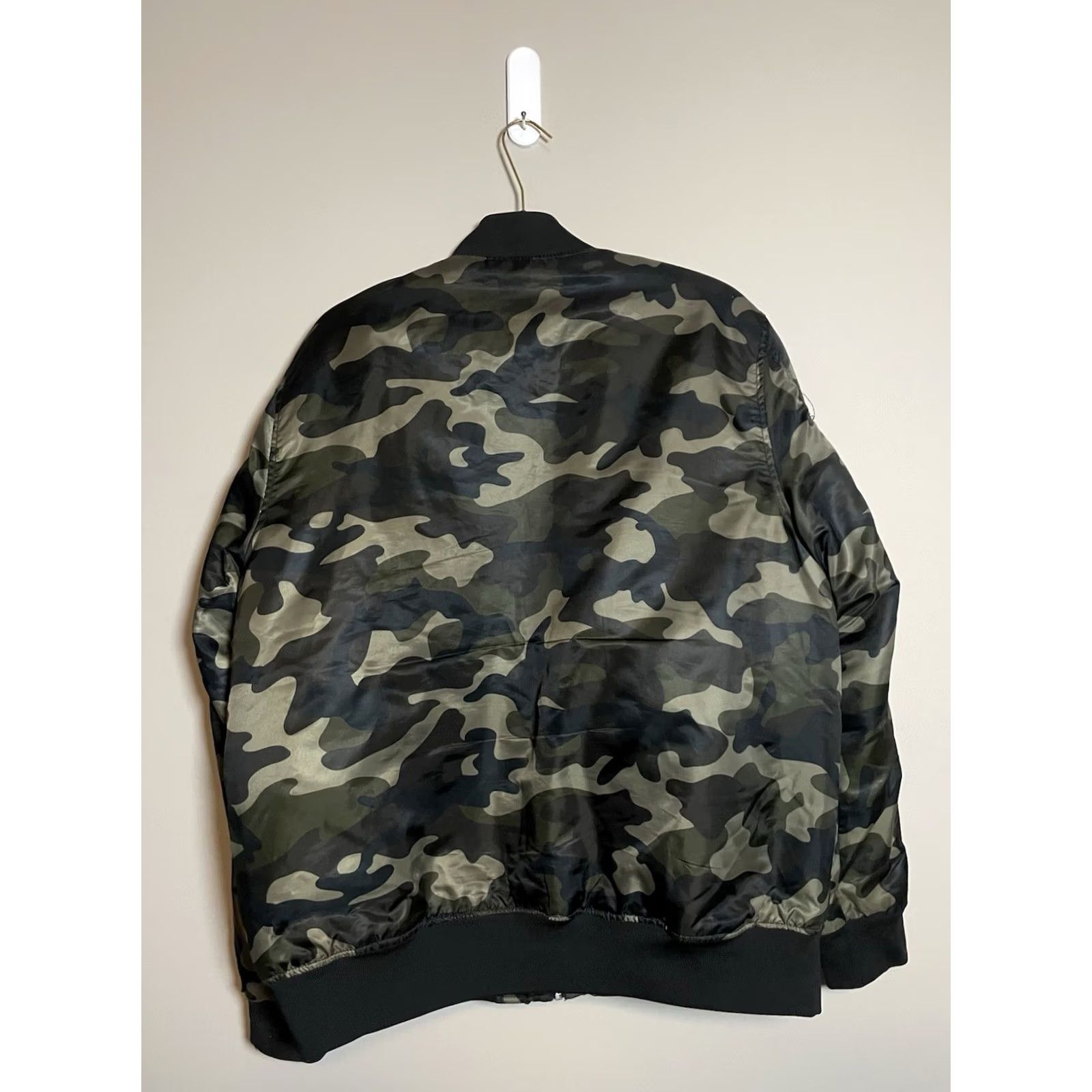 Southpole Southpole Camouflage Bomber Jacket Mens Regular XLT Full Zip Military 90s Grunge Y2K Green Zip Pockets Size US M / EU 48-50 / 2 - 6 Thumbnail