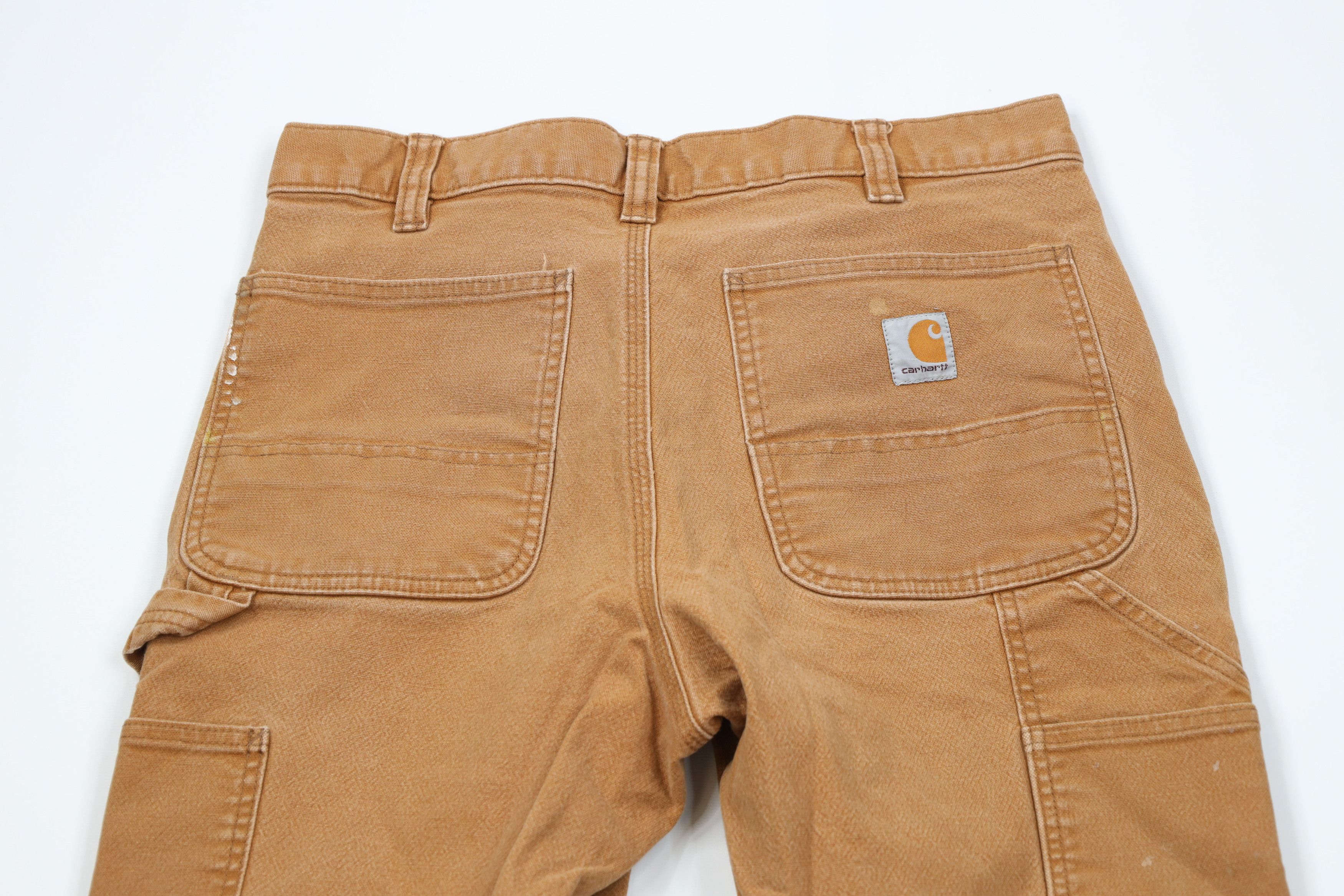Carhartt × Vintage Vintage Y2K Carhartt Relaxed Fit Canvas Dungaree Pants Brown Size US 32 / EU 48 - 12 Thumbnail