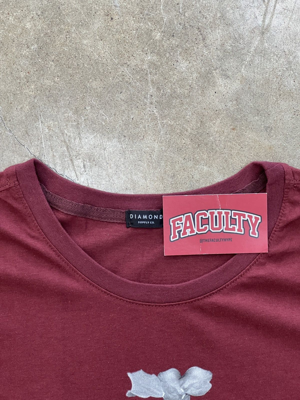 Diamond Supply Co. Diamond Supply Petal BF Tee Burgundy Medium Size M / US 6-8 / IT 42-44 - 3 Thumbnail