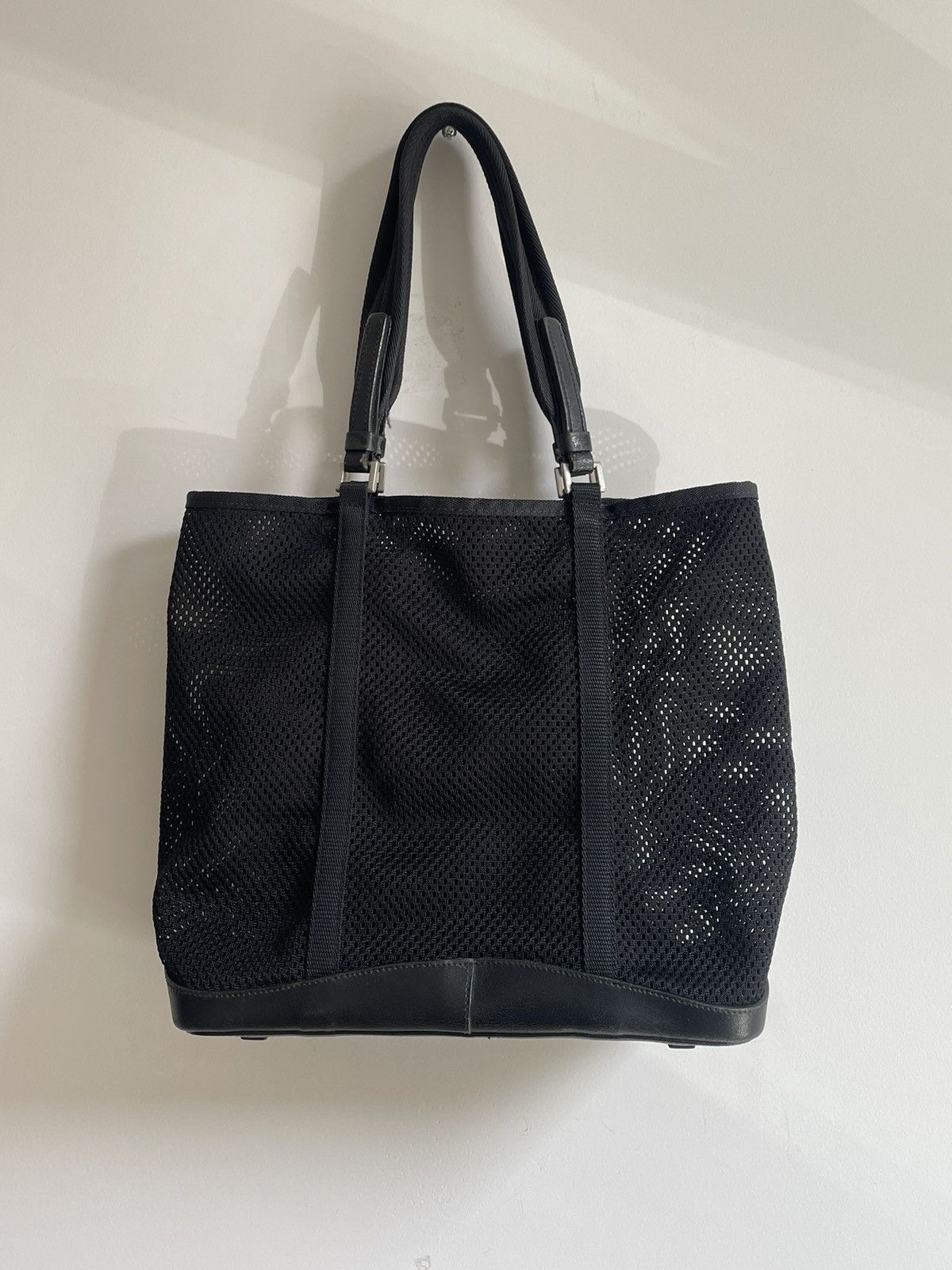 Prada Prada Bag Hand 1999 Tote Wallet Nylon Leather Sport Vintage Size ONE SIZE - 3 Thumbnail