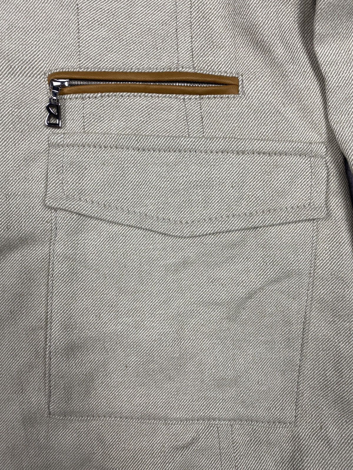 Bogner Bogner Beige Linen Cotton Tailored Blazer EU44 XL luxury Size XL / US 12-14 / IT 48-50 - 7 Thumbnail