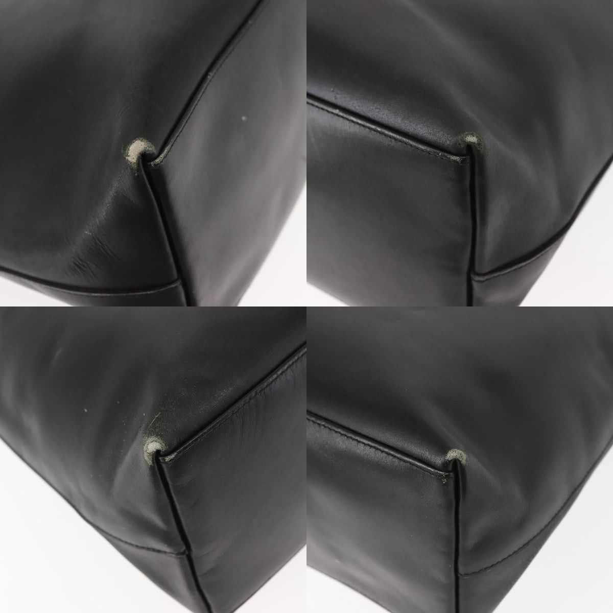 Gucci GUCCI Bamboo Shoulder Bag Leather Black Gold 001 1013 001 Size ONE SIZE - 10 Thumbnail