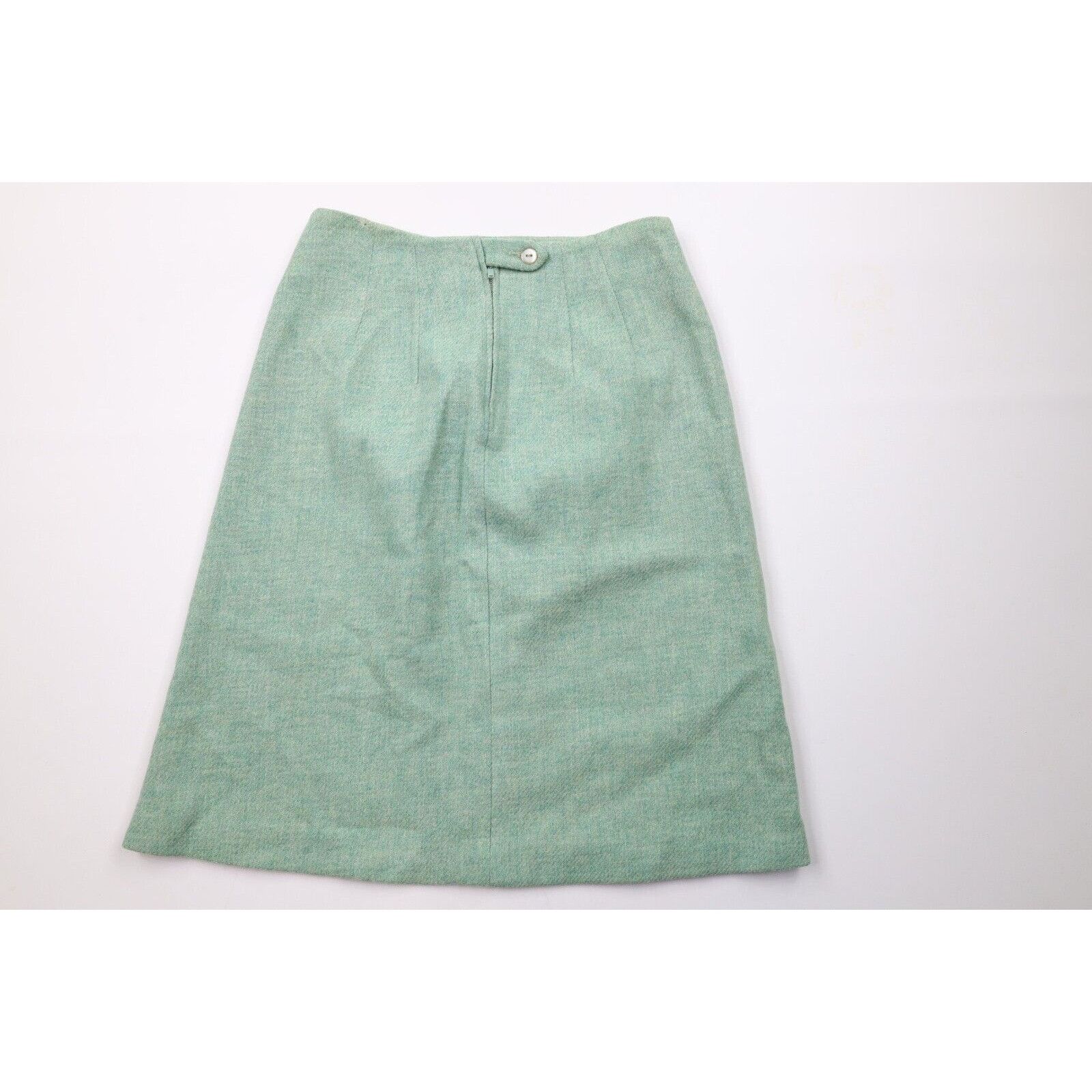 Vintage Vintage 60s 70s Streetwear Wool Tweed Pencil Skirt Size 26" / US 2 / IT 38 - 10 Thumbnail