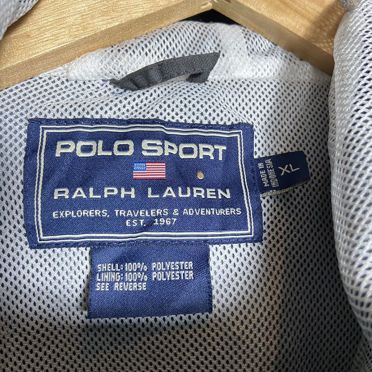 Polo Ralph Lauren Vintage 90s Polo Sport Ralph Lauren Half Zip Hoodie Jacket Size US XL / EU 56 / 4 - 4 Thumbnail