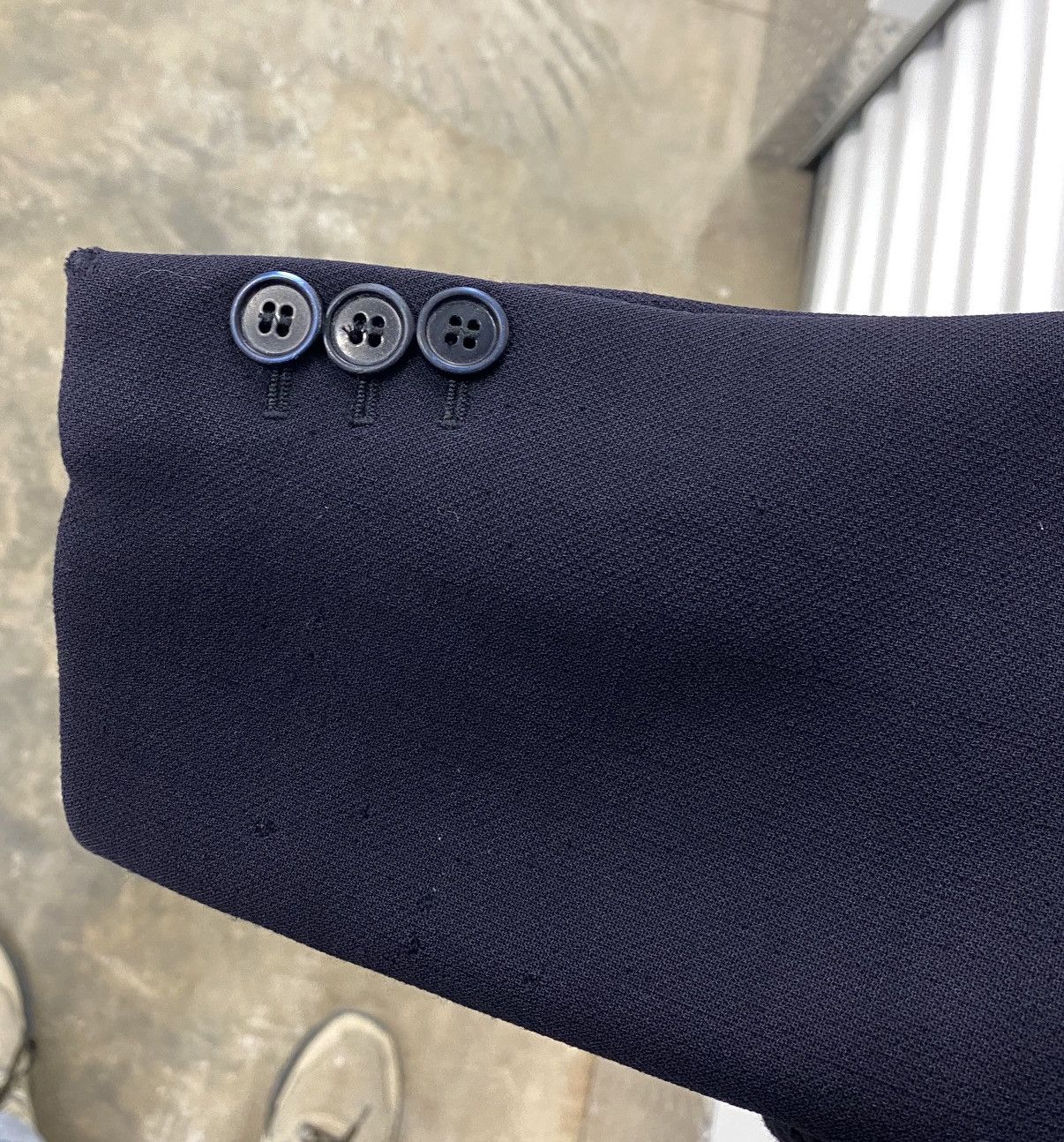 Prada Prada Navy Heavy Blazer Size 42R - 6 Thumbnail
