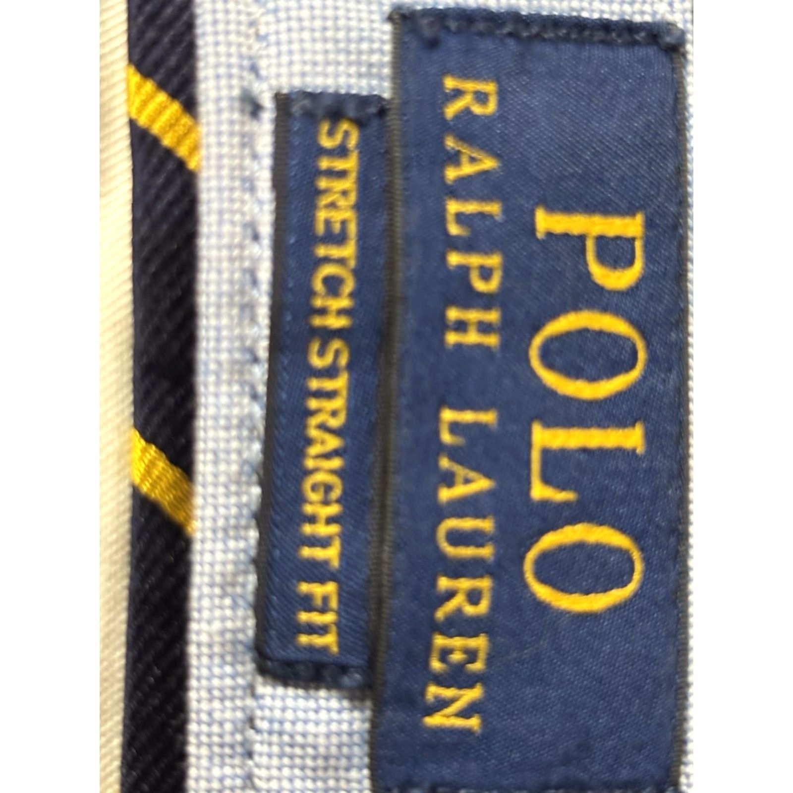 Polo Ralph Lauren Polo Ralph Lauren Chino Pants Sz 34x30 Men’s Blue Stretch Twill Preppy Regular Flat Front Zip Button Size US S / EU 44-46 / 1 - 6 Thumbnail