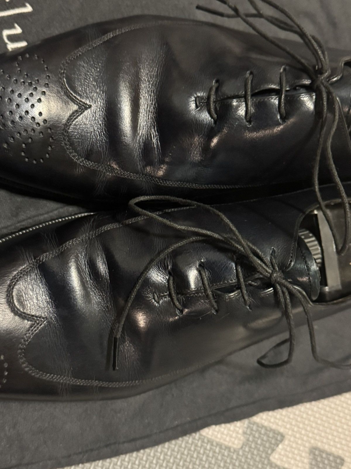 Berluti Deep Navy Wholecut Berluti Shoes Size US 9 / EU 42 - 4 Thumbnail