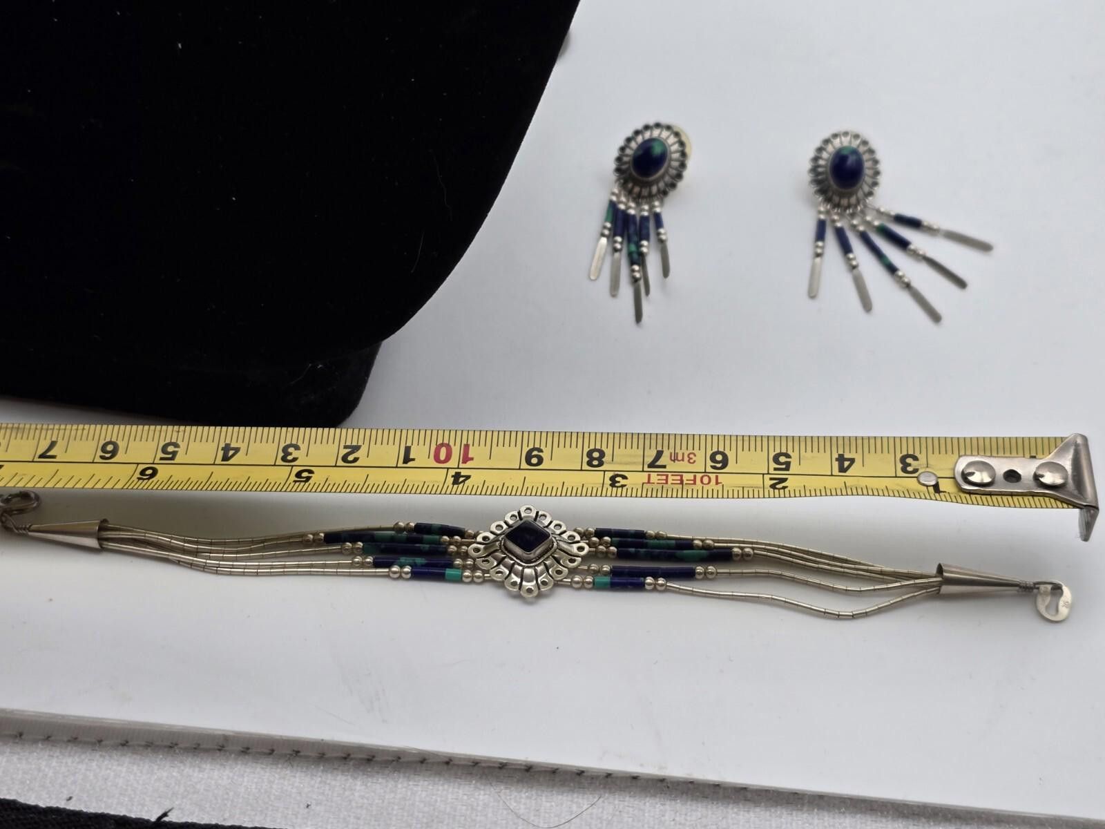 Other Vintage STC Sterling Silver Concho Jewelry Set Size ONE SIZE - 3 Thumbnail