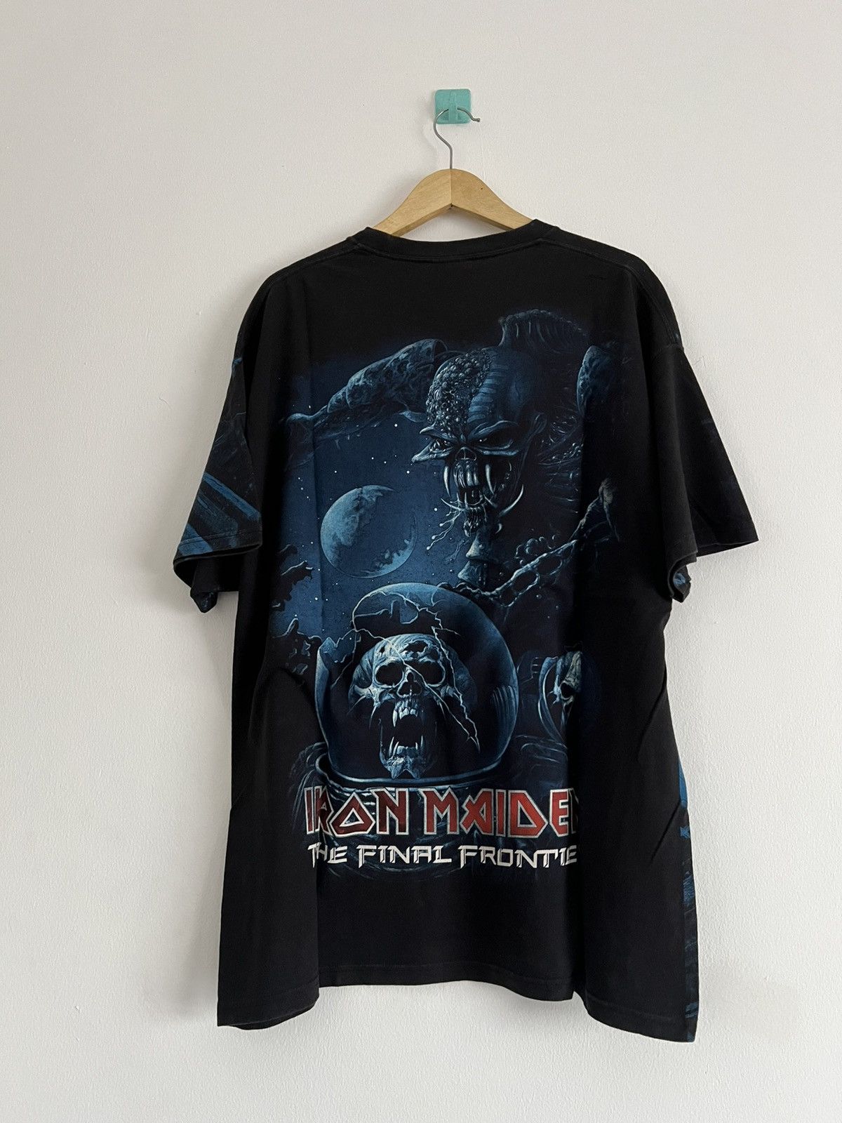 Band Tees × Iron Maiden × Vintage 00s Iron Maiden Mega Print Tees Size US XL / EU 56 / 4 - 3 Thumbnail