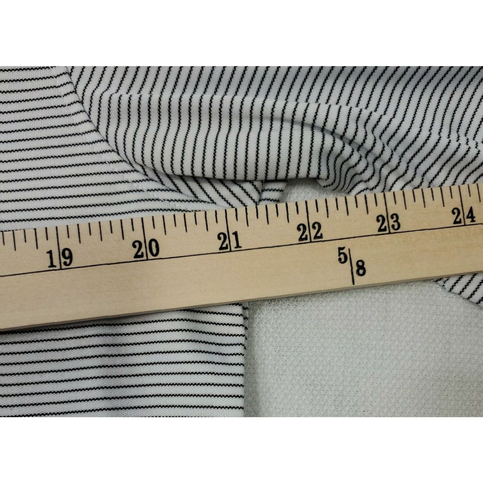 Vintage Slazenger Golf Polo Shirt Mens XL Striped Wicking Short Sleeve Golf Core / White Black Stripe / 21 in Chest / 29.5 in Length Size US XL / EU 56 / 4 - 3 Thumbnail