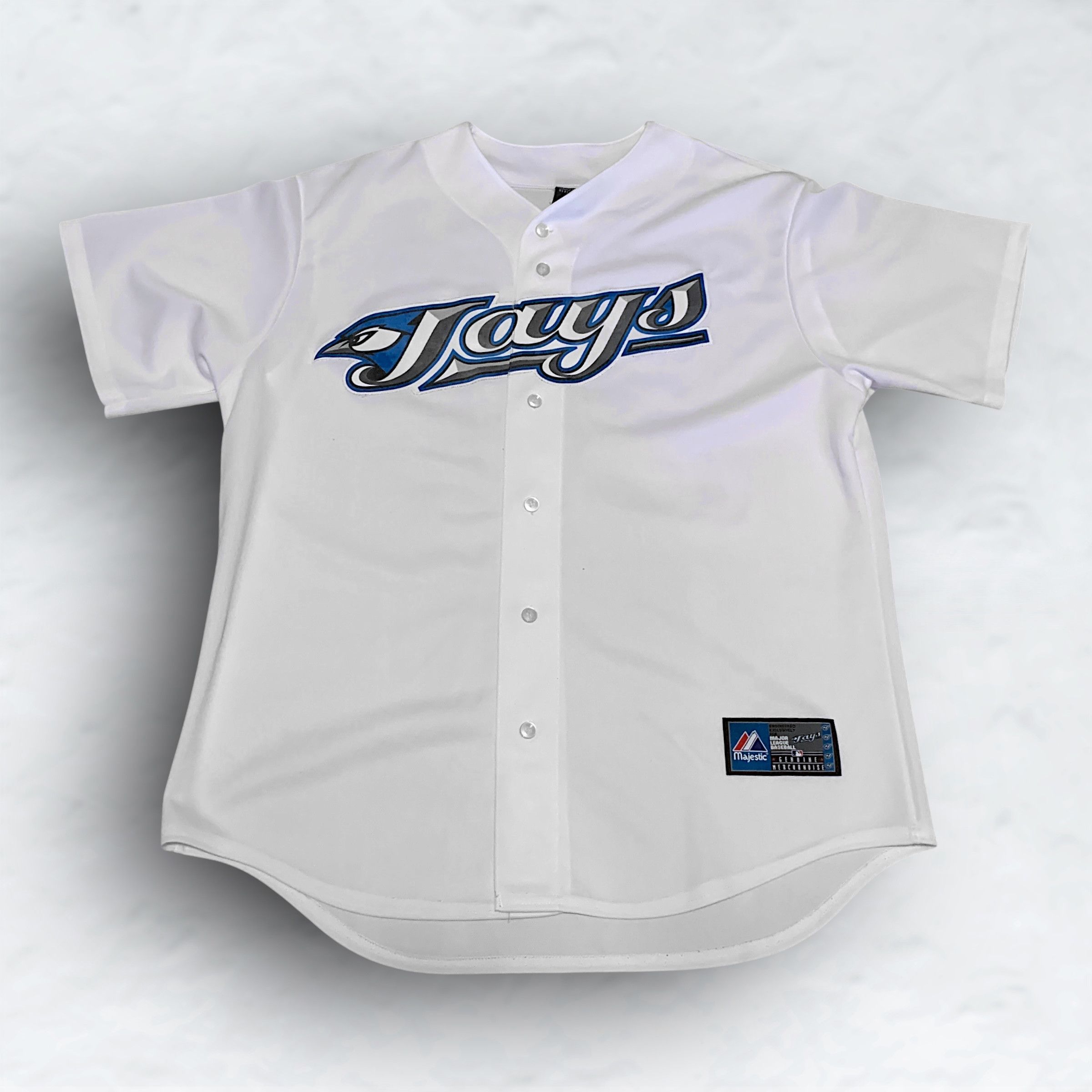 Majestic Toronto Blue Jays Ricky Romero Retro Logo Jersey