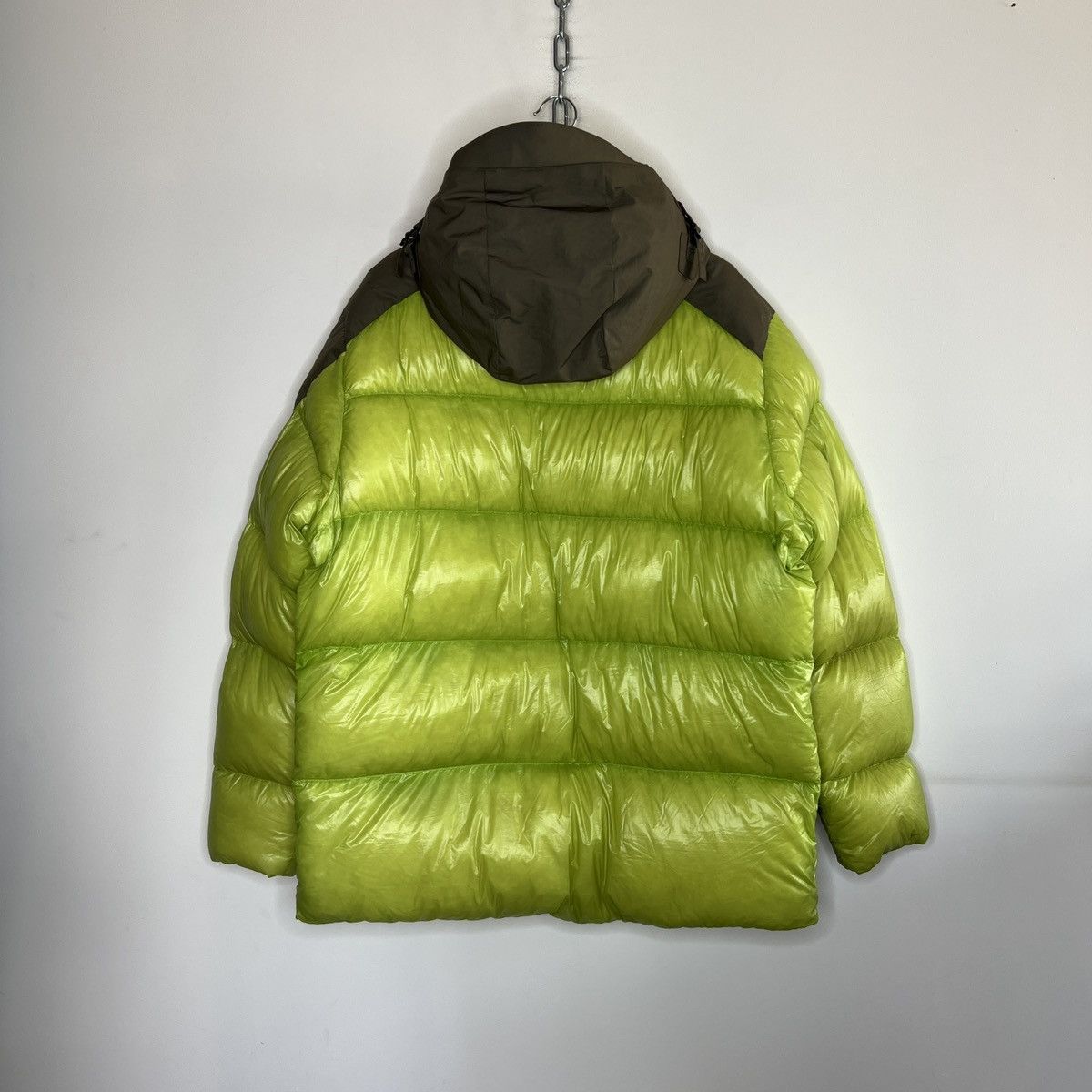 C.P. Company × Designer CP Company Hooded Goose Down Puffer Tech Jacket Green Padded Size US XL / EU 56 / 4 - 7 Thumbnail