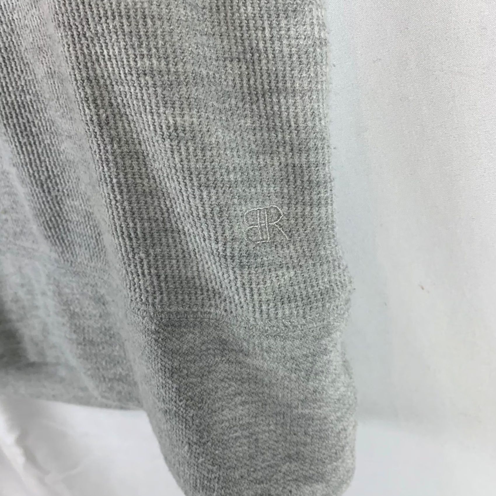 Banana Republic Banana Republic Sweatshirt Mens Medium Gray Long Sleeve Thermal Texture Knit Crew Neck Raglan Logo Hem US Size US M / EU 48-50 / 2 - 6 Thumbnail