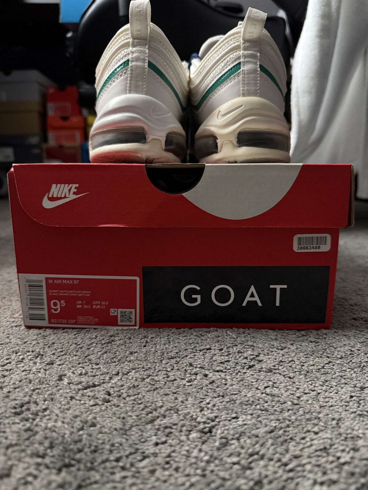 Nike Air max 97 Seahawks Size US 9.5 / IT 39.5 - 6 Thumbnail