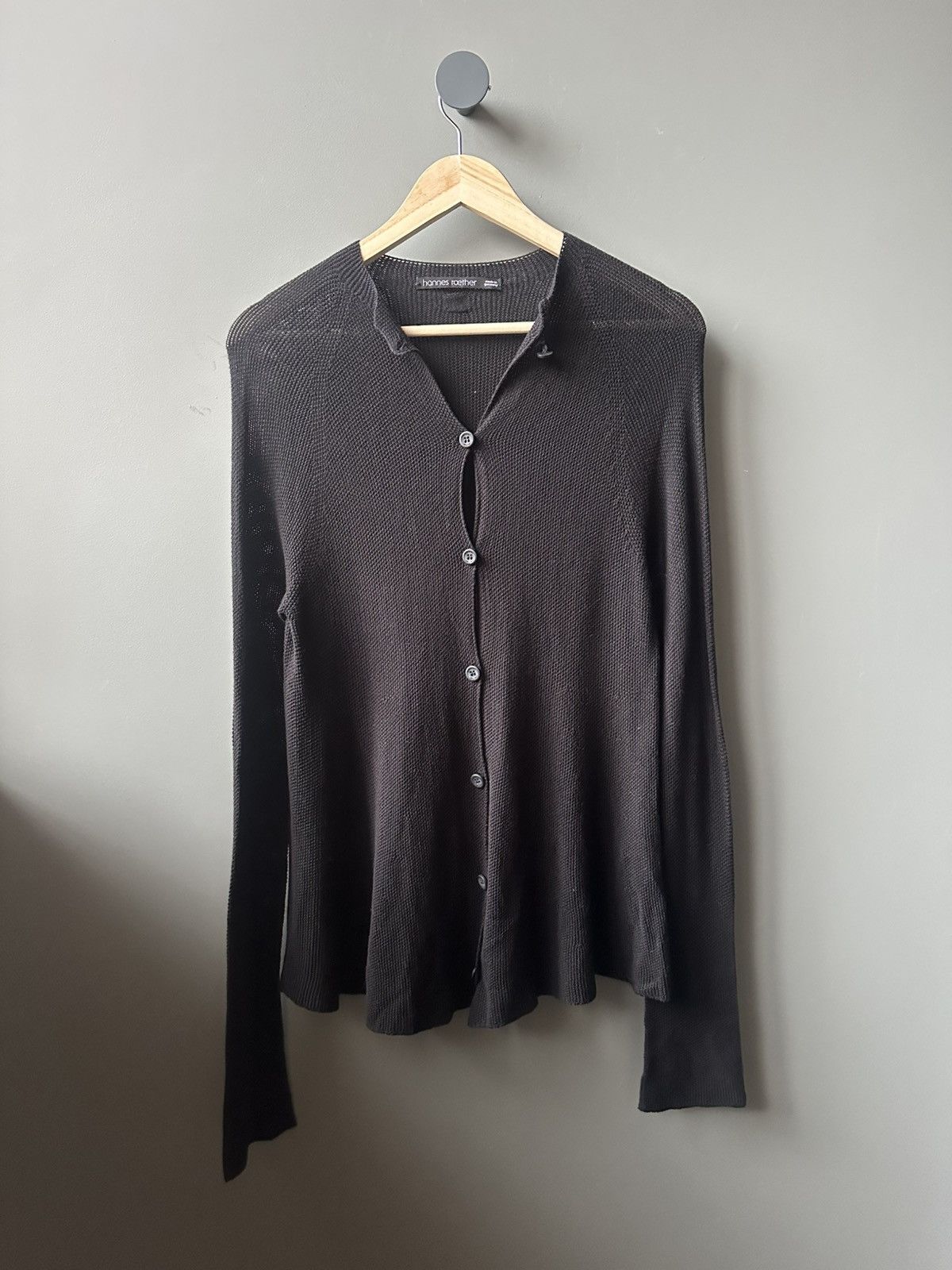 hannes roether Hannes Roether Cardigan Sweater Size L Size L / US 10 / IT 46 - 1 Thumbnail