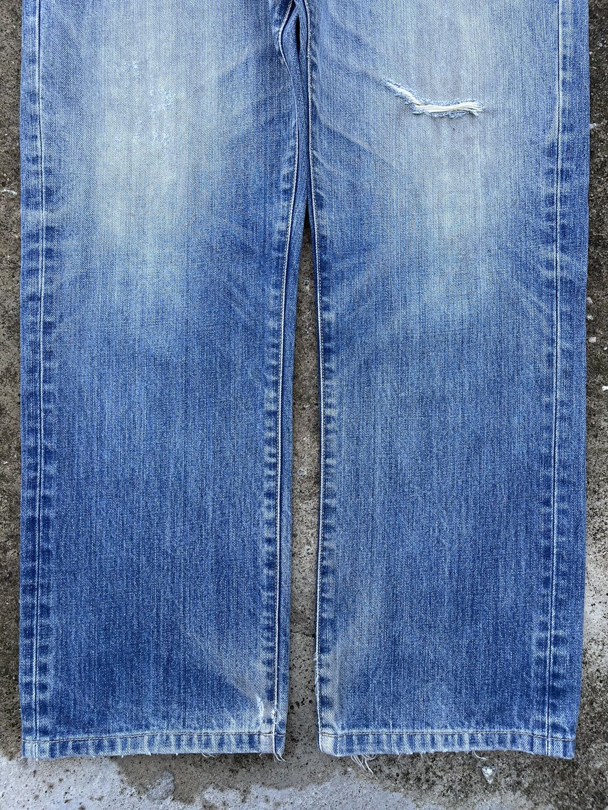 Japanese Brand × Jean × Uniqlo 🔥 Japanese Brand Uniqlo Distressed Denim W34🔥 Size US 34 / EU 50 - 5 Thumbnail
