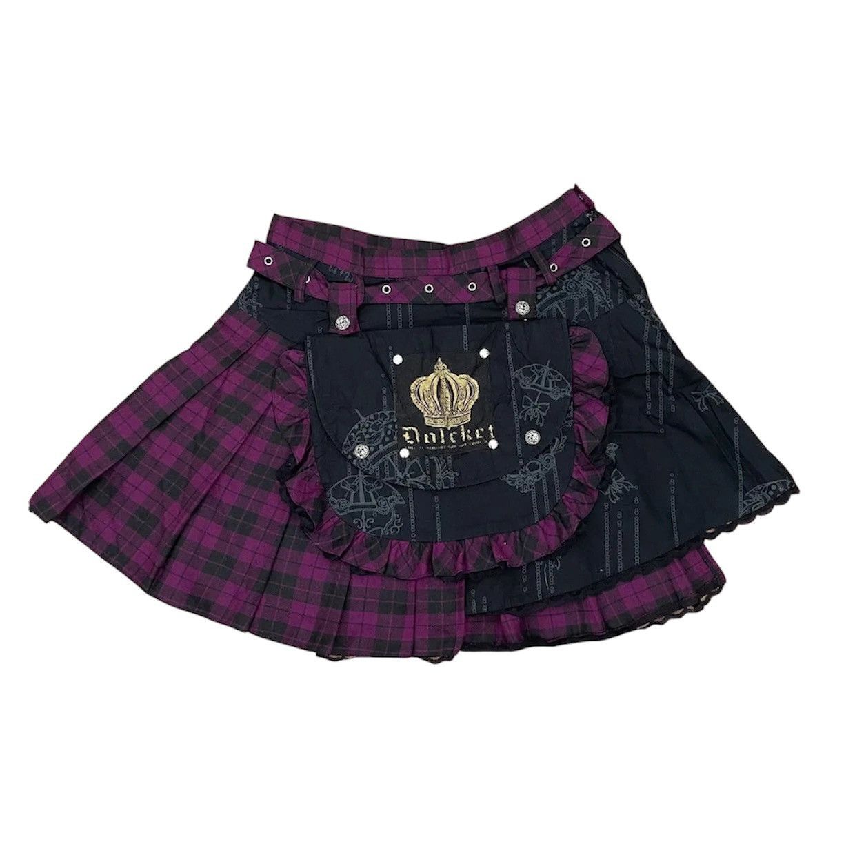 Seditionaries RARE‼️ BLOOD STORM Mad Punk Grunge Goth Very Rare Mini Skirts Size 24" / US 00 / IT 34 - 1 Thumbnail