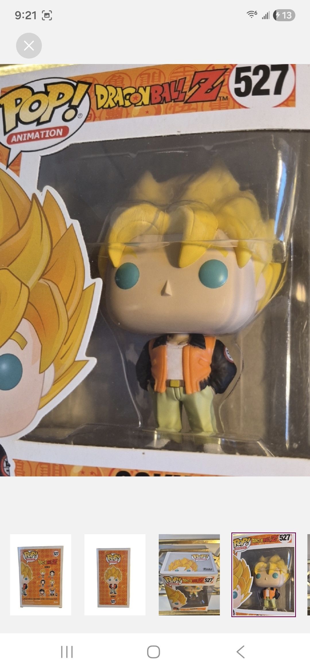 Other Funko × Dragon Ball Z Goku Funko Vinyl Figure Size ONE SIZE - 6 Thumbnail