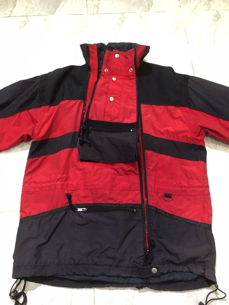 Octopus Vintage Red Cliff Octopus Army Techwear Anorak Cyberpunk Size US L / EU 52-54 / 3 - 8 Thumbnail