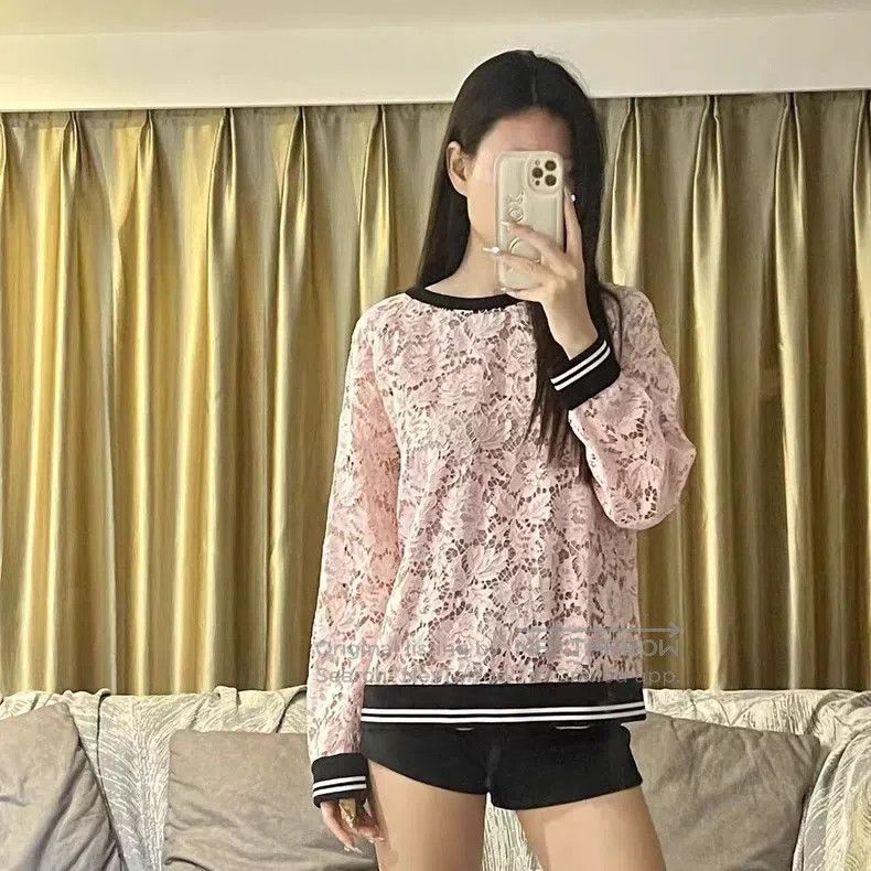 Valentino Pink lace top