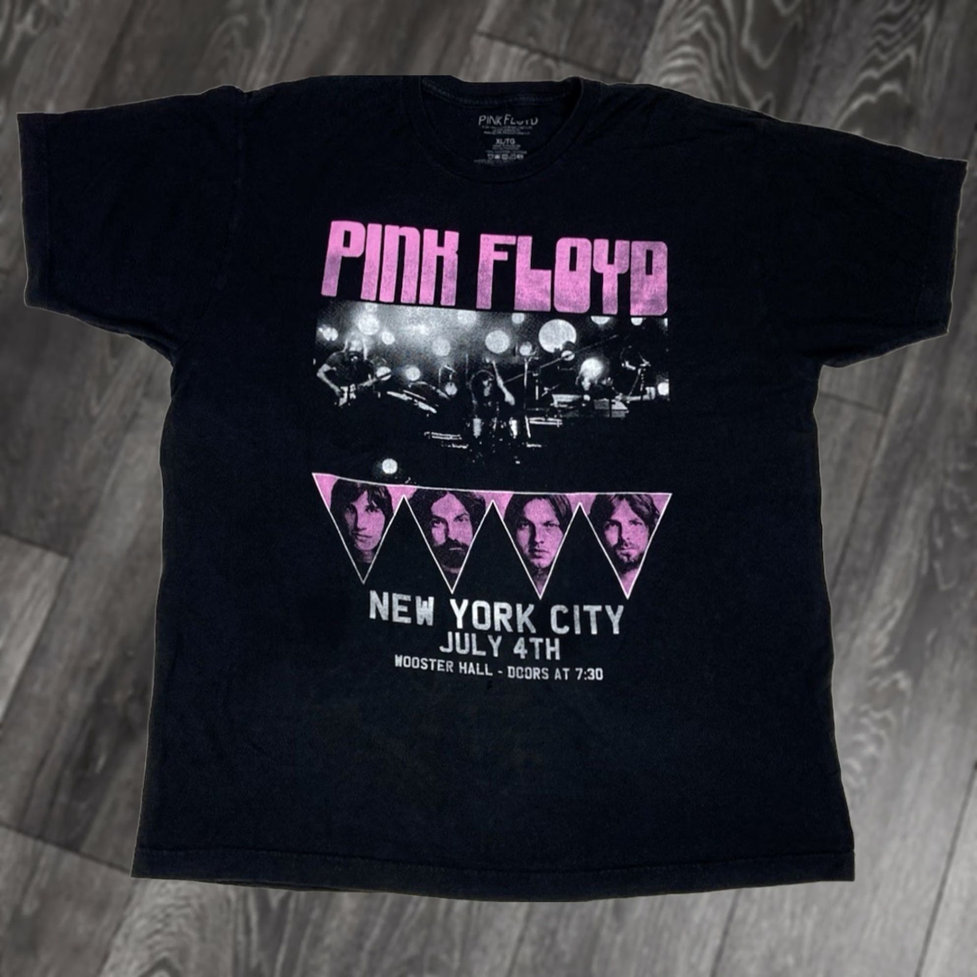 Vintage VINTAGE Pink Floyd The Wall T-Shirt Mens 2XL Black 90s 