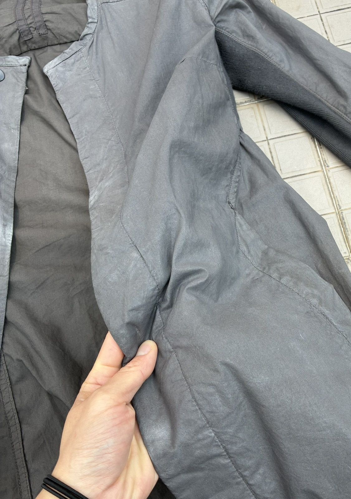 Rick Owens Rick Owens DRKSHDW 2018FW Waxed Jacket Size US S / EU 44-46 / 1 - 8 Thumbnail