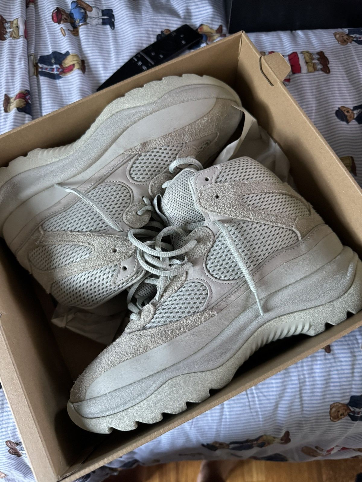 Adidas Yeezy Desert Boot Salt Grailed
