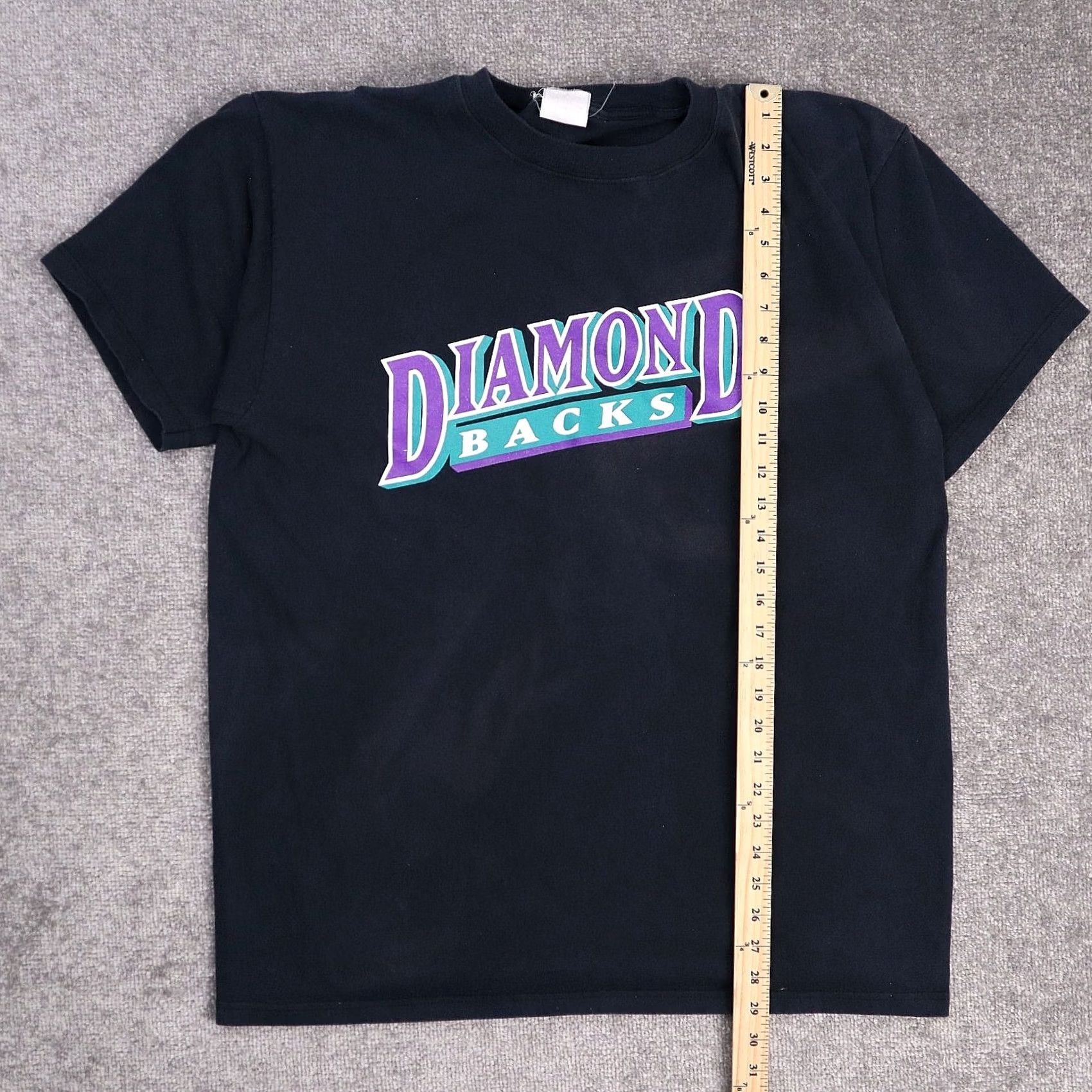 Vintage VTG 90s Diamondbacks Cody Ross #13 Baseball 2XL Black Short Sleeve T-Shirt Men USA Sports Vintage Diamondbacks Logo Shirt 90s Mens Size US XXL / EU 58 / 5 - 3 Thumbnail