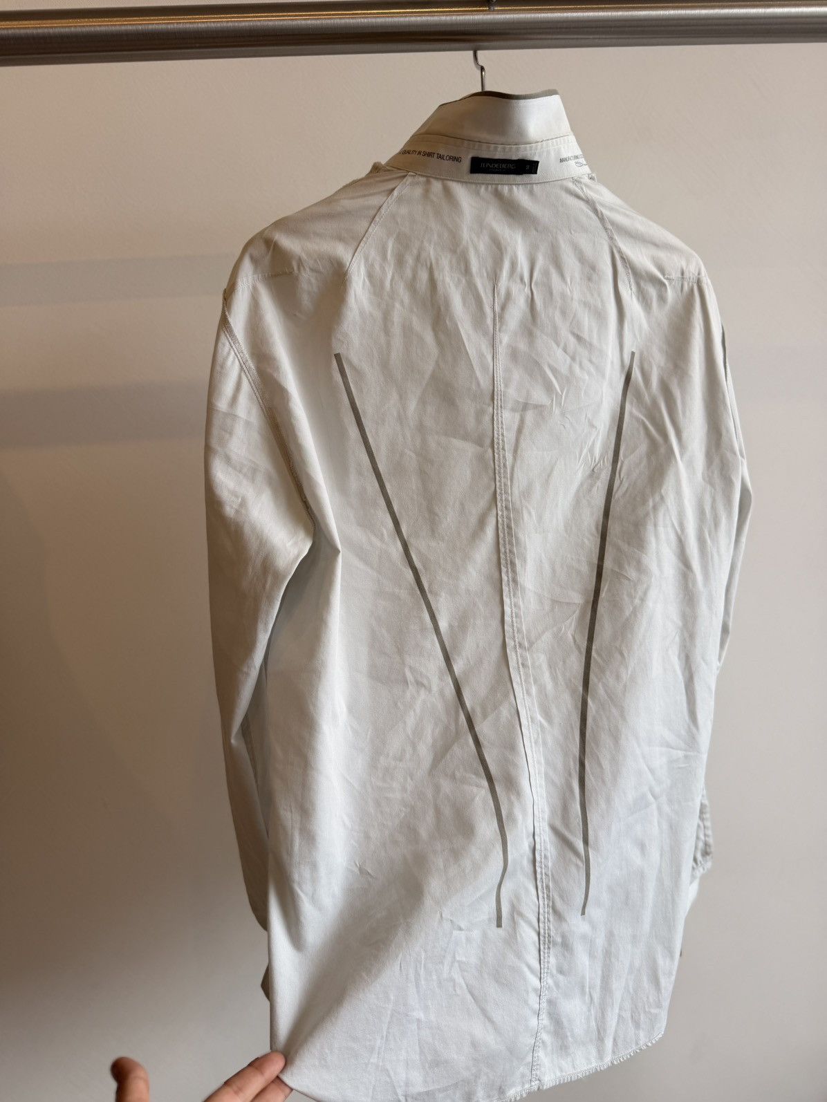 J.Lindeberg J.Lindeberg Light Grey Buttondown Shirt Size 50 Size US M / EU 48-50 / 2 - 16 Thumbnail