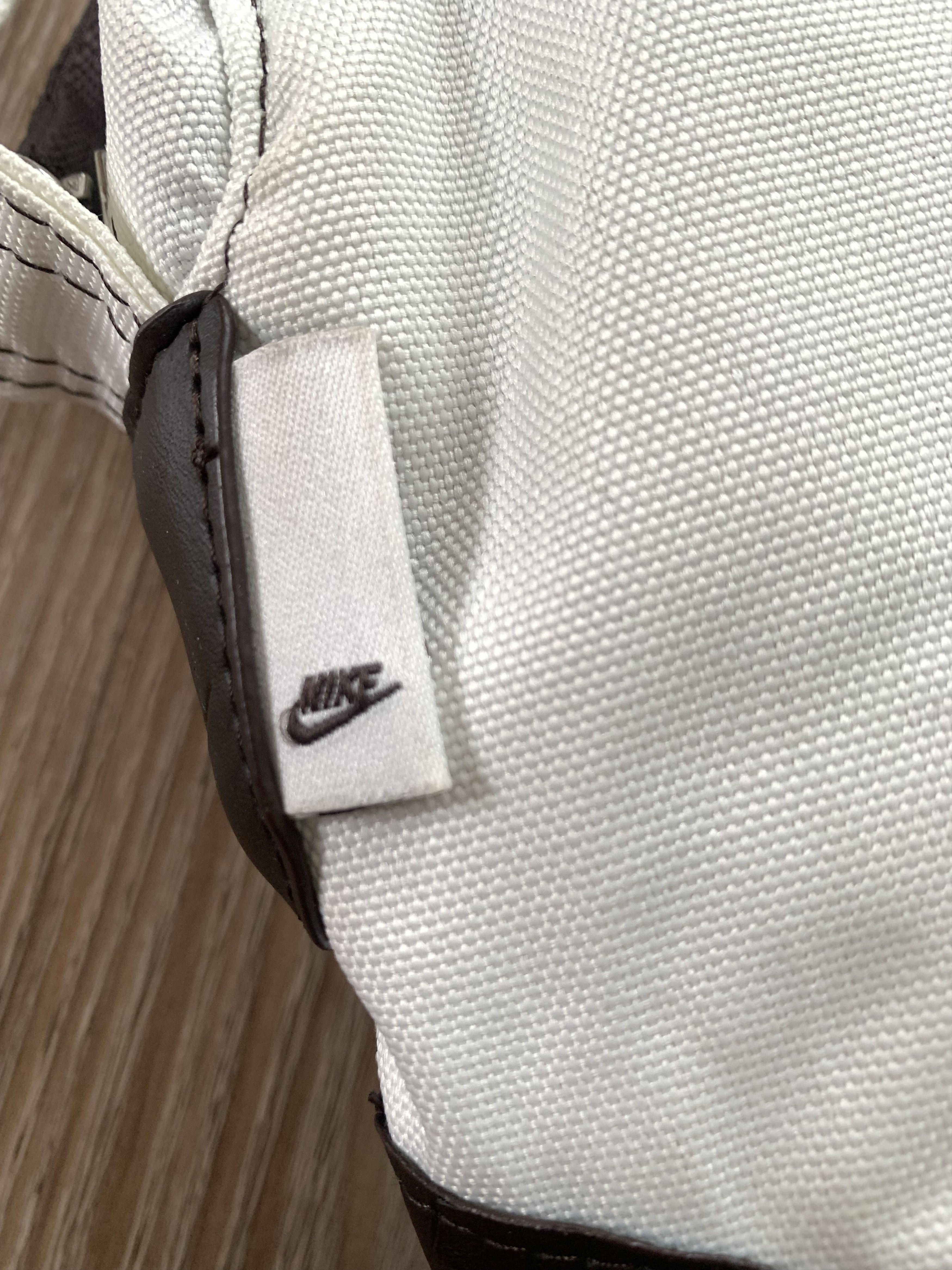 Nike Vintage Nike White Printed Messenger Bag Size ONE SIZE - 8 Thumbnail