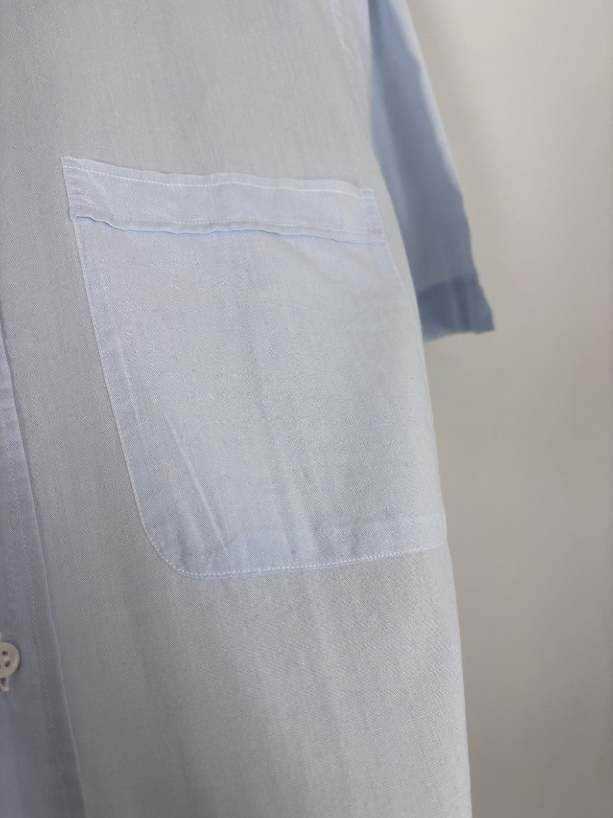 Aquascutum Vintage Aquascutum Men’s Light Blue Short Sleeve Shirt Size US M / EU 48-50 / 2 - 18 Thumbnail