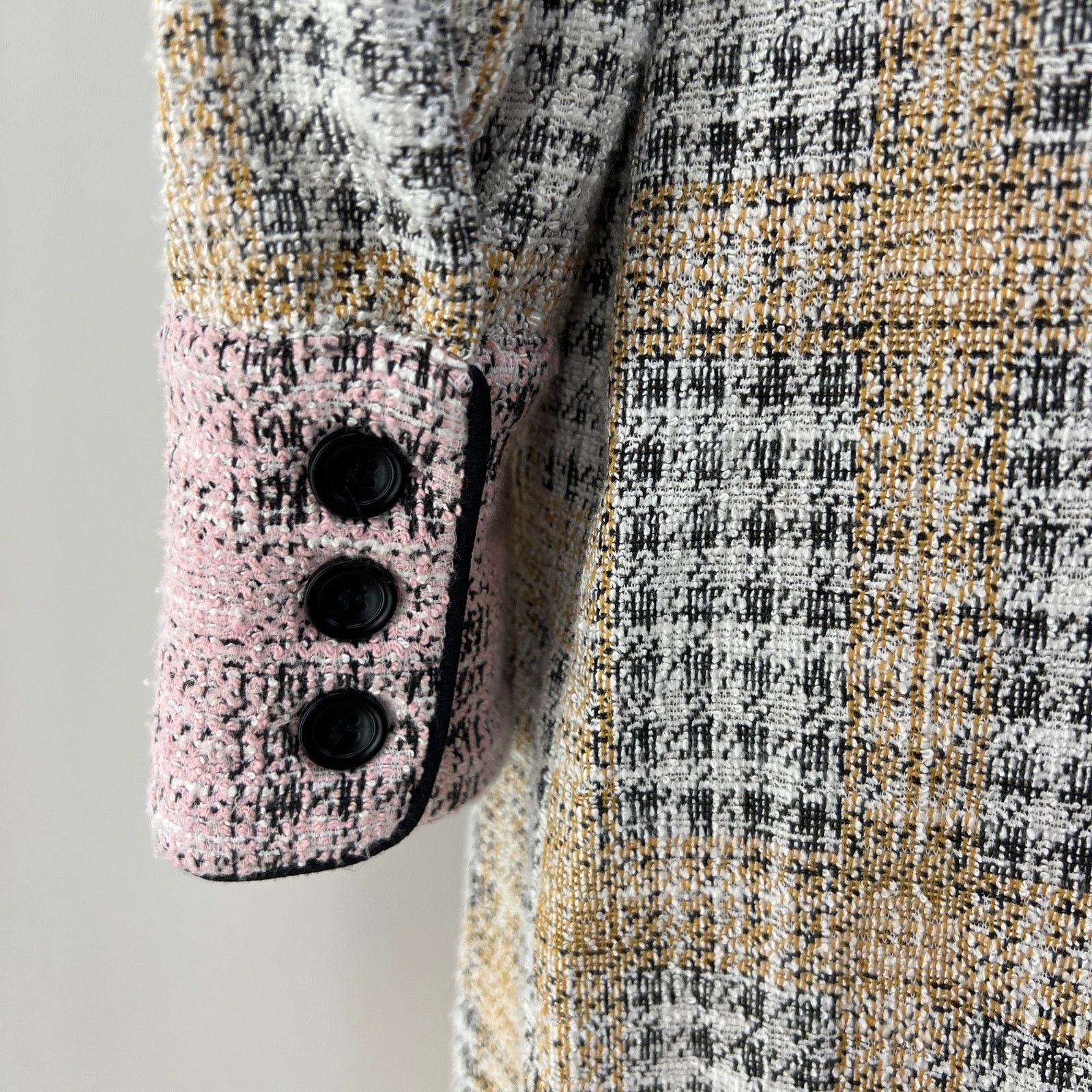 Other Walter Baker Tia Midi Dress Plaid Long Sleeves Knit Preppy Size XS / US 0-2 / IT 36-38 - 6 Thumbnail