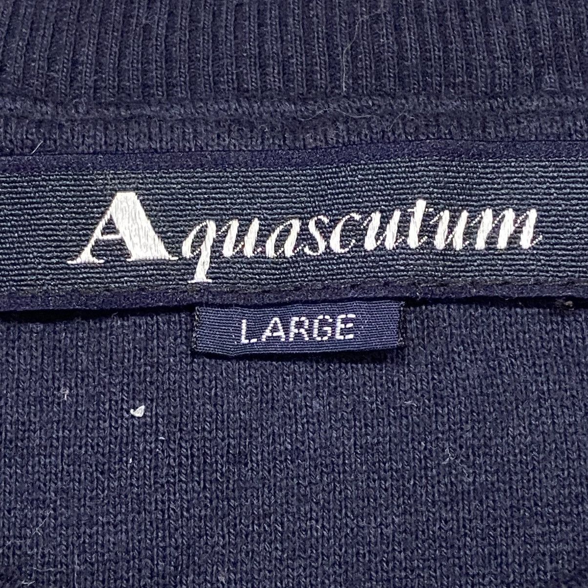 Aquascutum Aquascutum London Vintage Henley Jumper Men's L Navy Size US L / EU 52-54 / 3 - 6 Thumbnail