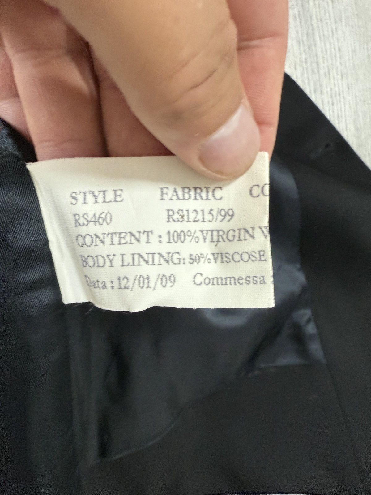 Raf Simons Raf Simons Tailor Made Vest 46 Made in Italy AW 09 Size 46R - 8 Thumbnail