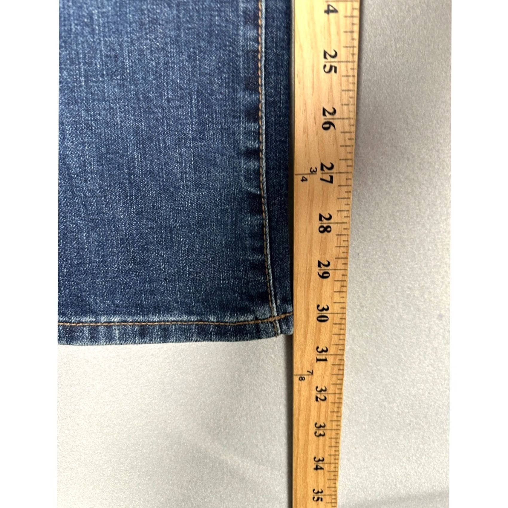 Aeropostale Aero2 Premium Air Denim Aeropostale Athletic Straight Jeans 28x30 Dark Wash Blue Mens Regular Stretch Pockets Stonewashed? Size US 28 / EU 44 - 6 Thumbnail