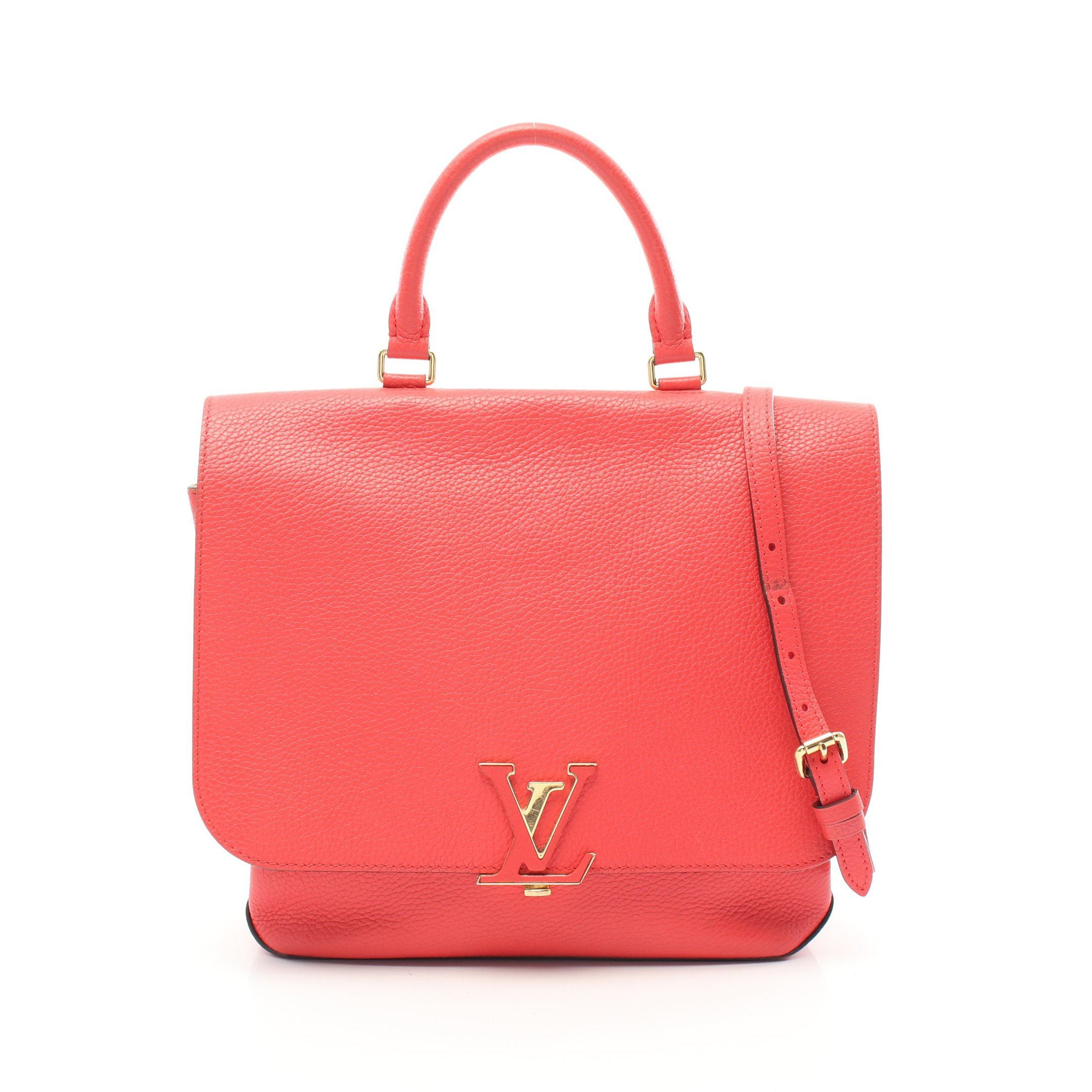 Louis Vuitton Louis Vuitton Volta Parnassea Bobby Handbag Taurillon Leather Pink Size ONE SIZE - 1 Thumbnail