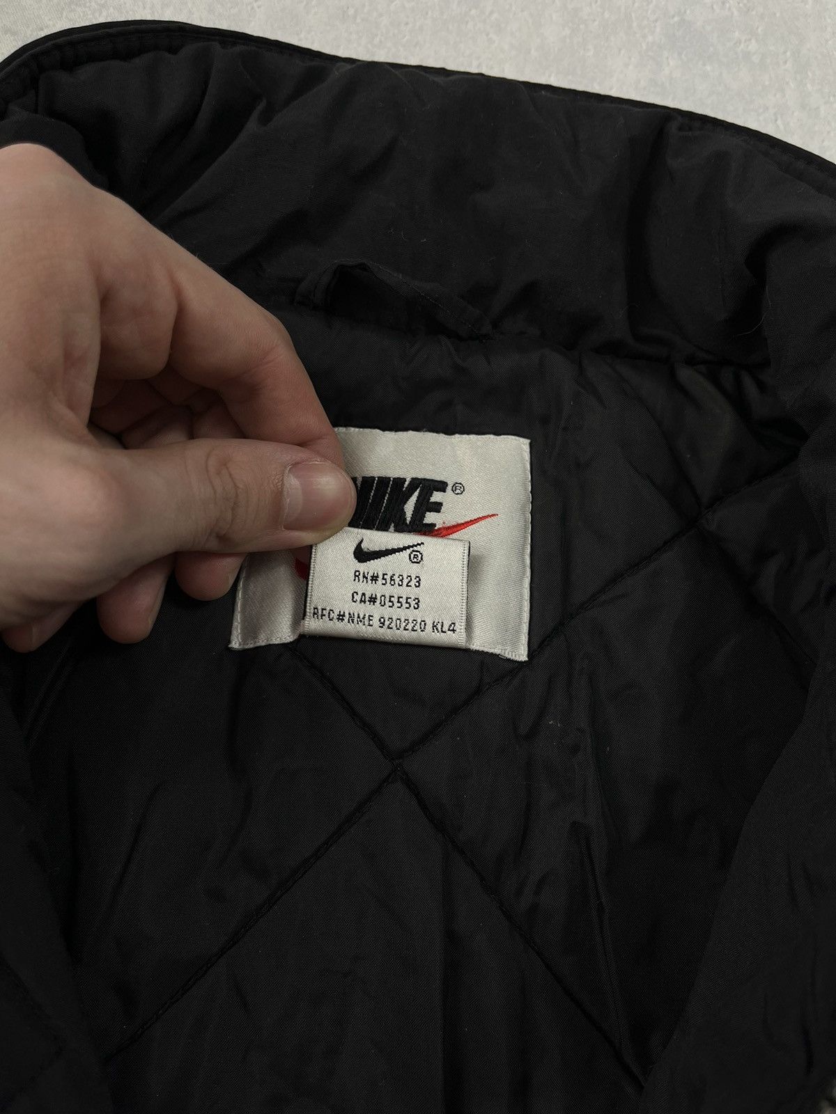 Nike × Vintage 90's NIKE RETRO RARE BIG SWOOSH LOGO Y2K DOWN PUFFER JACKET Size US S / EU 44-46 / 1 - 5 Thumbnail