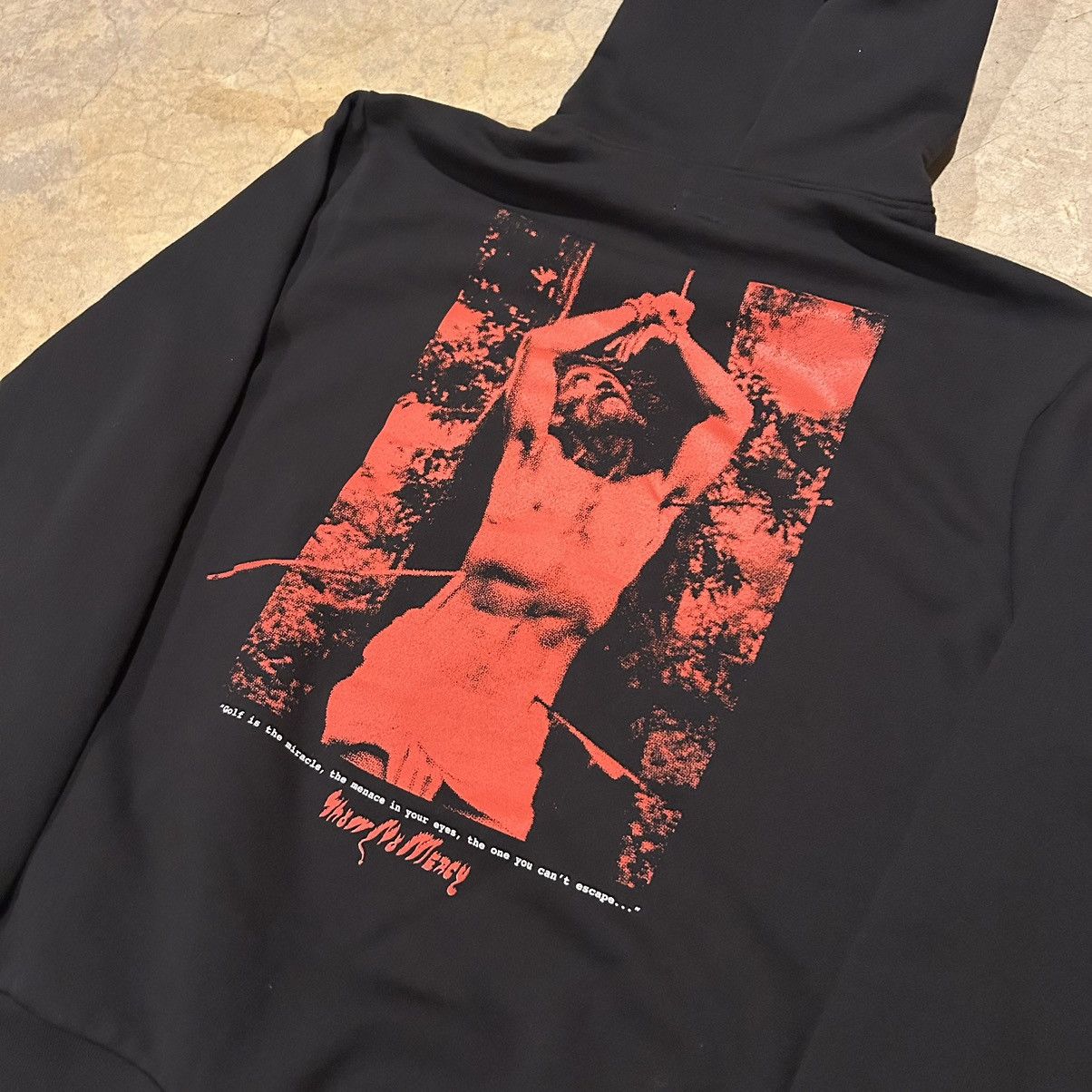 Golf Wang × Tyler The Creator Golf Wang Show No Mercy Jesus Christ Graphic Hoodie Size US L / EU 52-54 / 3 - 2 Thumbnail