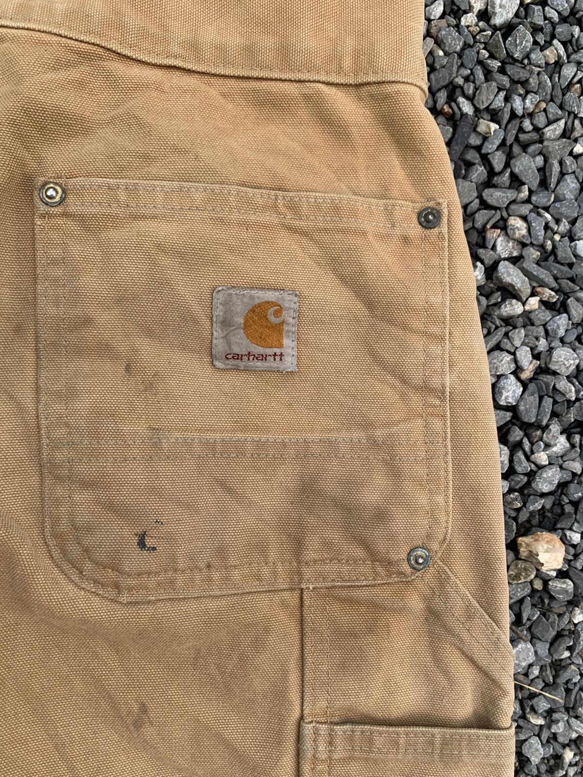 Carhartt VINTAGE CARHART DOUBLE KNEE RUSTY DAMAGE DISTRESSED DENIM Size US 30 / EU 46 - 9 Thumbnail