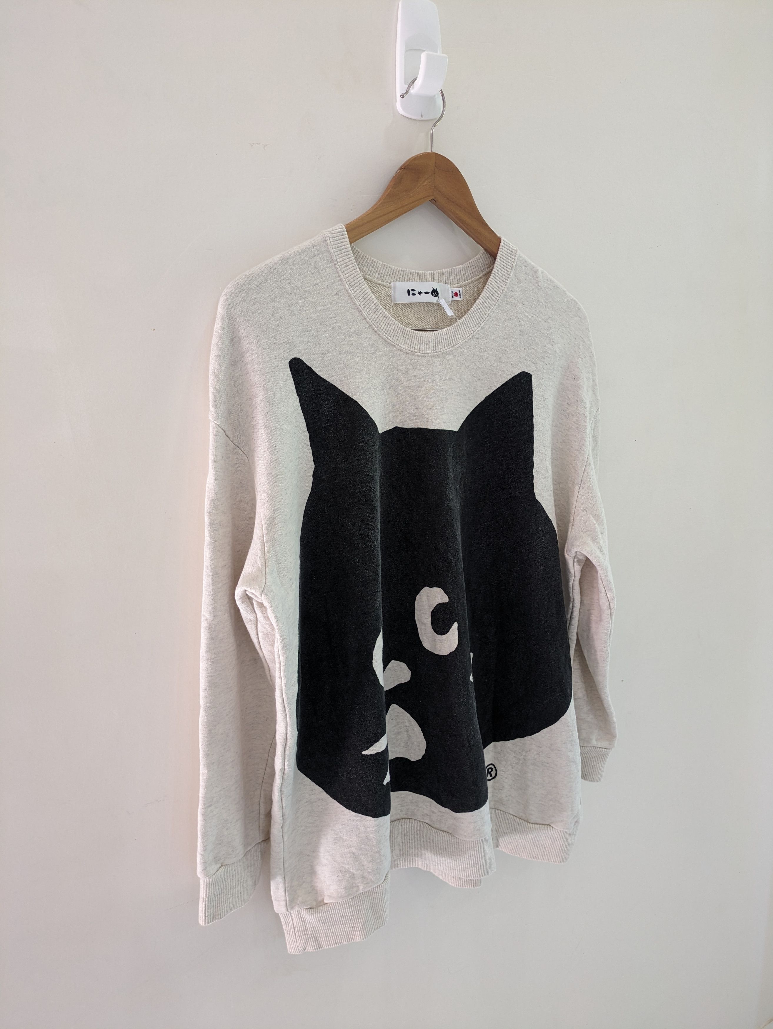 Issey Miyake NYA Cat Big Logo Sweatshirt Size US M / EU 48-50 / 2 - 2 Thumbnail